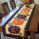 Gesteppte Tischdecke - Gewürzkürbis