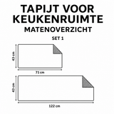 Rozemarijn - Küchenmatte Bär im Naturstil