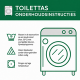 Klazina - Gewattete Kulturtasche Bunter Retro-Print
