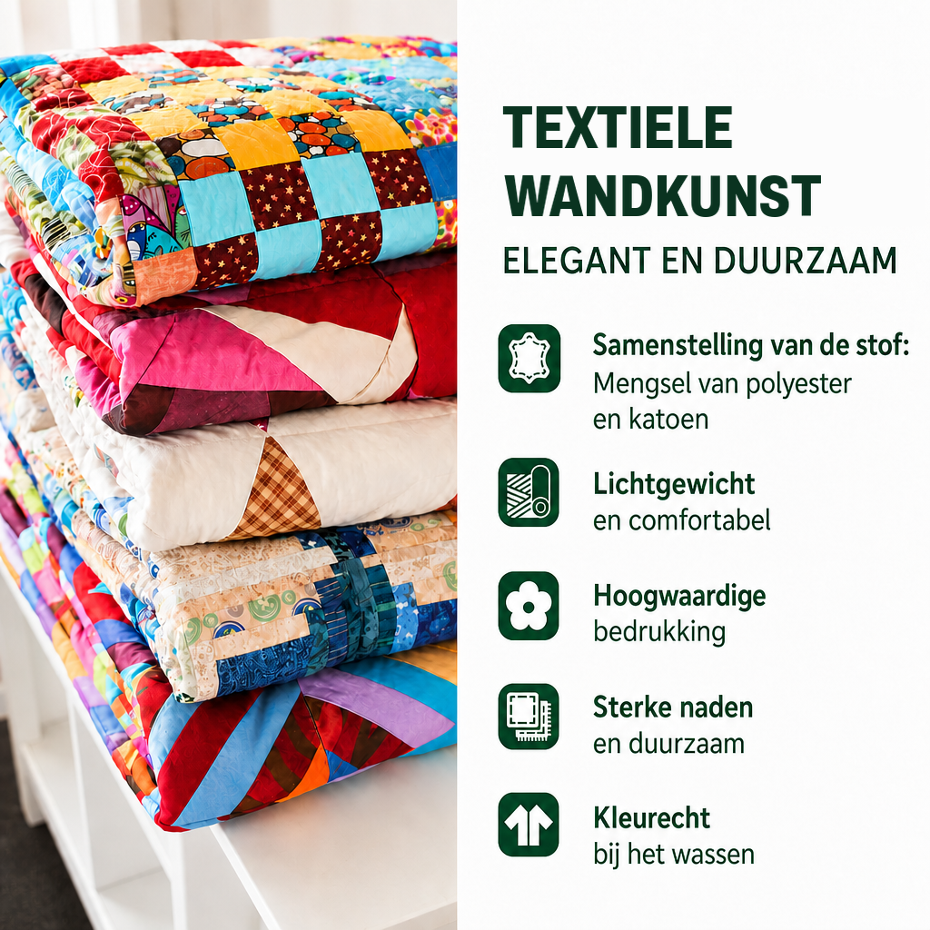 Anna - Textile Wandkunst Schmetterlinge in Blüte